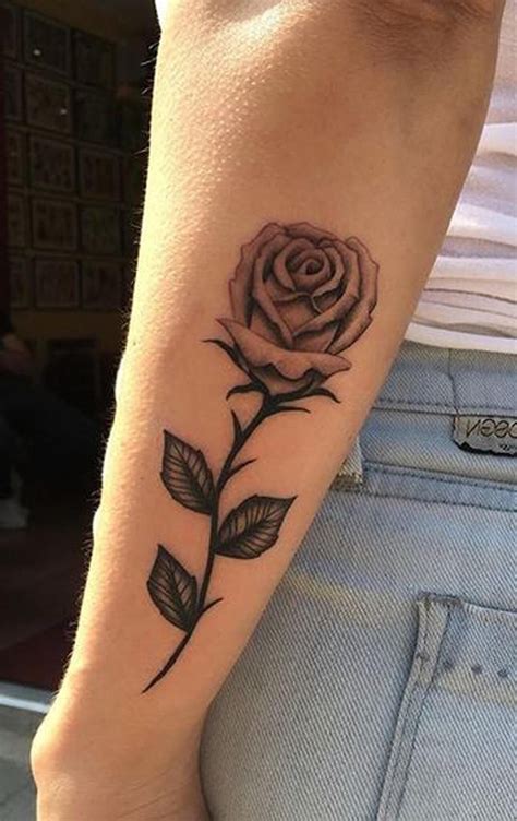 rose tattoo designs for females.